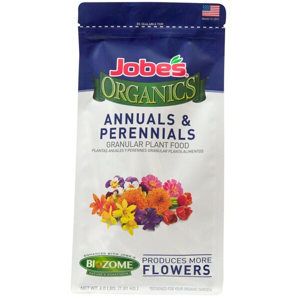 Jobes Jobe's Organics Organic Granules Annual/Perennials Plant Food 4 lb 09627 - main